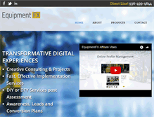 Tablet Screenshot of equipmentfx.com